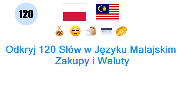 Odkryj 120 Słów w Języku Malajskim: Zakupy i Waluty